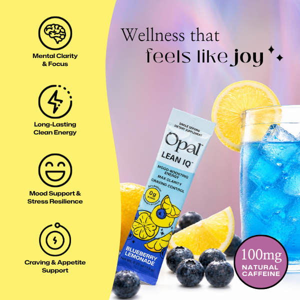 LeanIQ™ Drink Mix — Mood-Boosting Clean Energy, Max Clarity & Craving Control