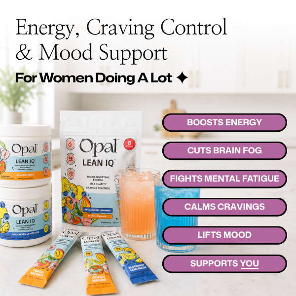 LeanIQ™ Drink Mix — Mood-Boosting Clean Energy, Max Clarity & Craving Control